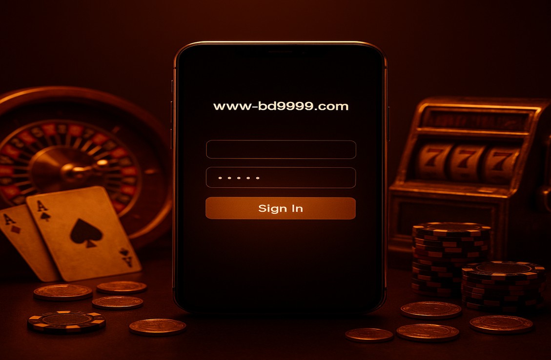 BD9999 অ্যাকাউন্ট লগইন স্ক্রিন