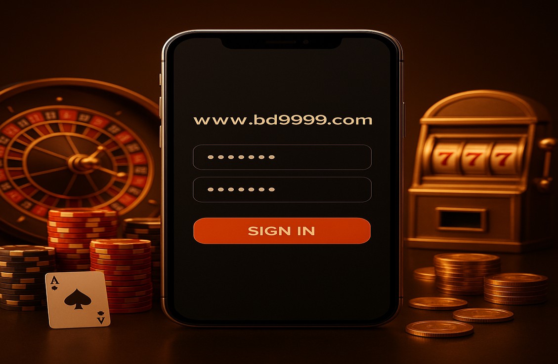 BD9999 অ্যাকাউন্ট লগইন স্ক্রিন